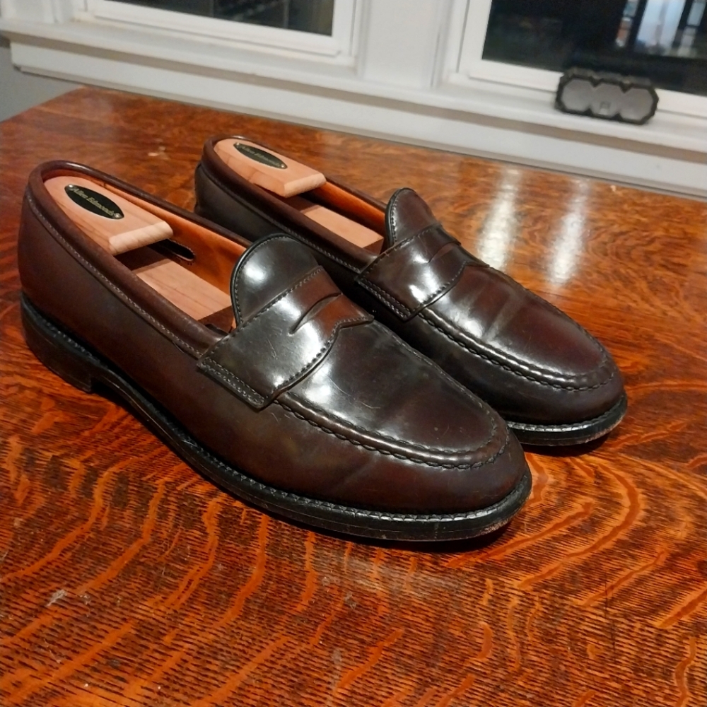 Allen Edmonds Shell Cordovan #8 Penny Loafer